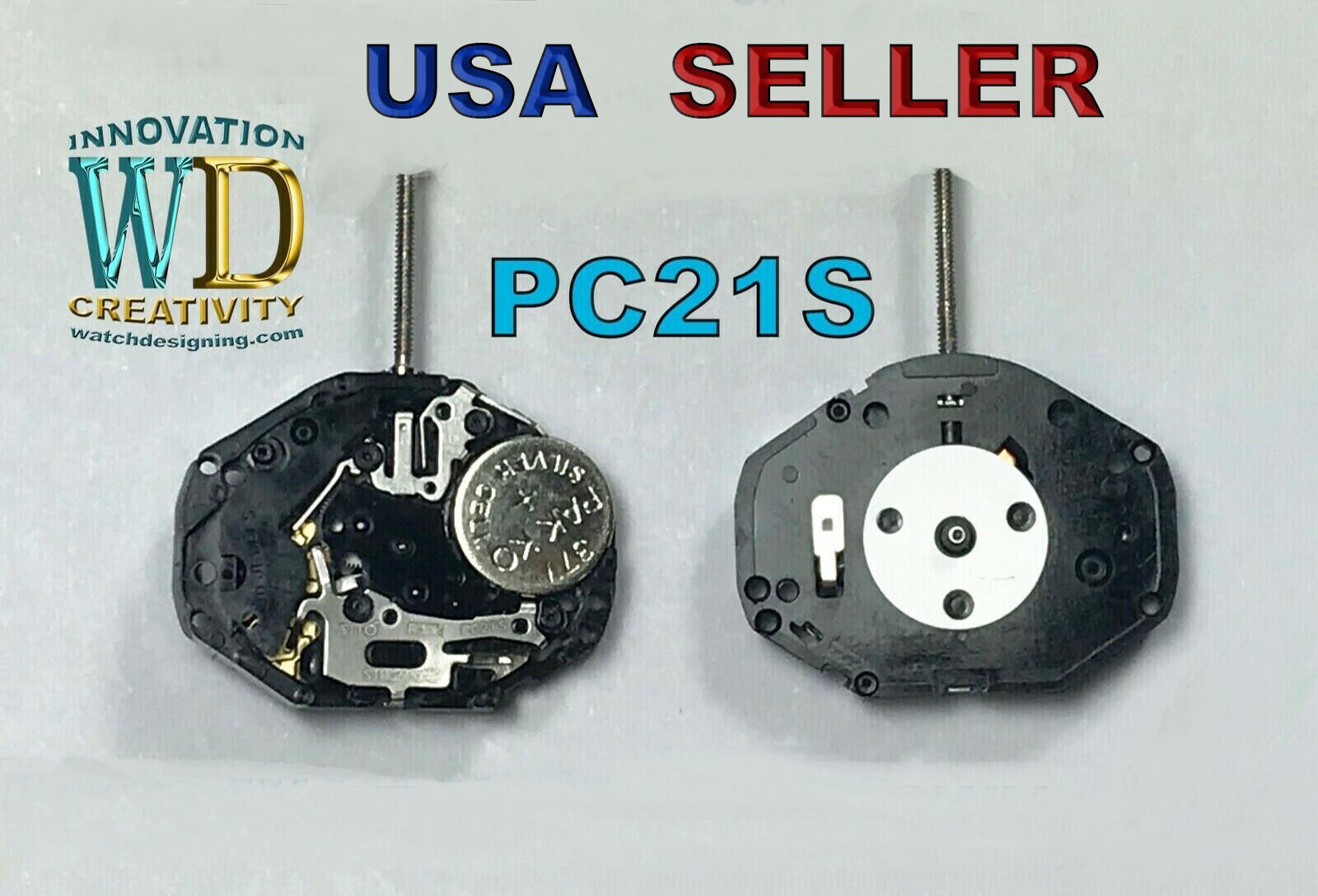 One SII PC21S Quartz Movement SINGAPORE Watch Repair Parts NEW with stem 2035