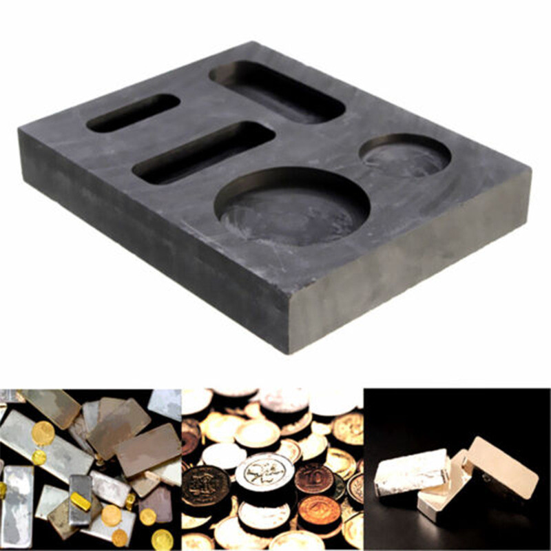 Graphite Ingot Casting Mold Combo Mould For Melting Refining Gold Silver Copper