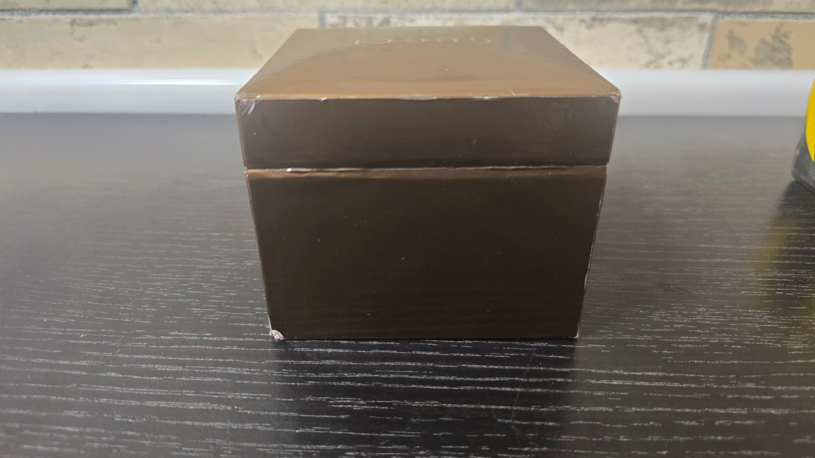 Gucci Small Accessory Box – Authentic 4×4 Designer Packaging – Brown