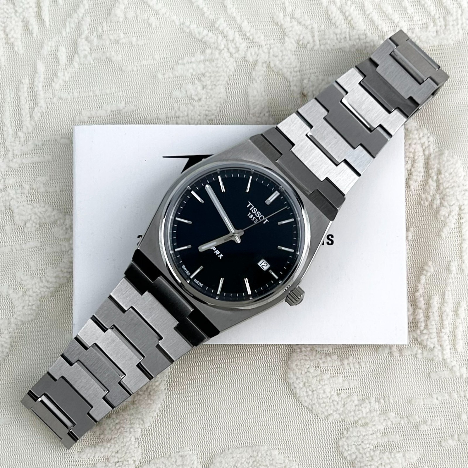 Tissot PRX 40mm stainless steel Black Dial Men’s Quartz Watch T137.410.11.051.00