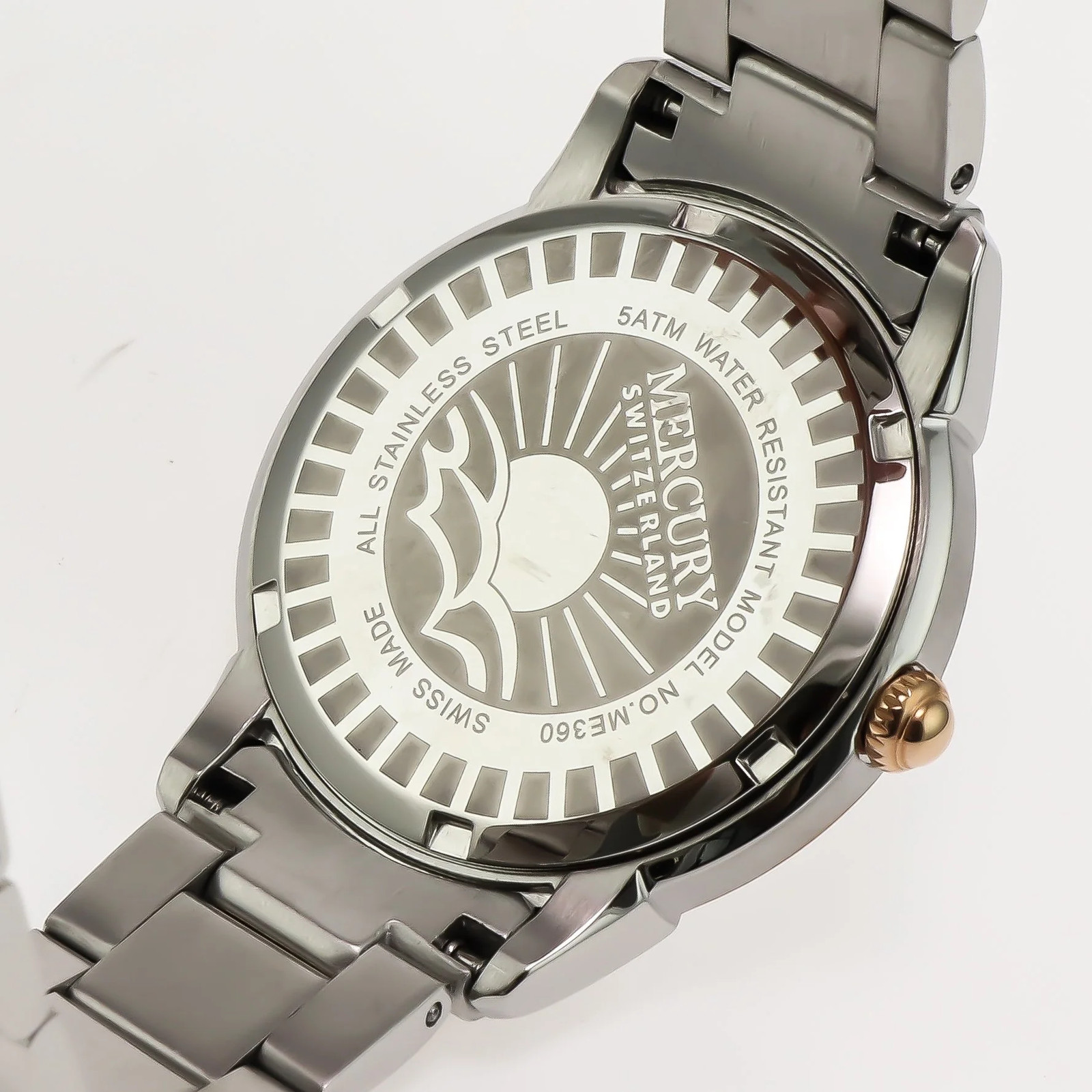 Mercury – Swiss Watch – ME360-SR-7 Quartz 36 mm ME360 50m (5 ATM, 169 ft)