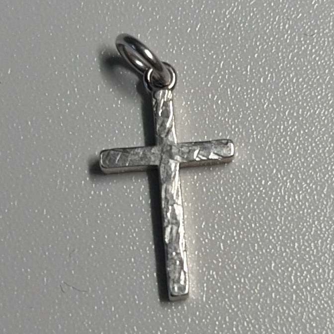 925 Silver-Cross Pendant Charm, Unisex Adults, Religious
