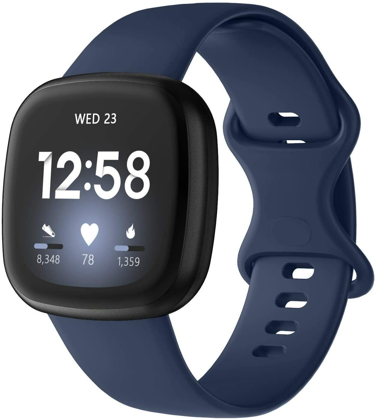 Silicone Strap Wristband Replacement Watch Band For Fitbit Versa 3/4 Sense 2