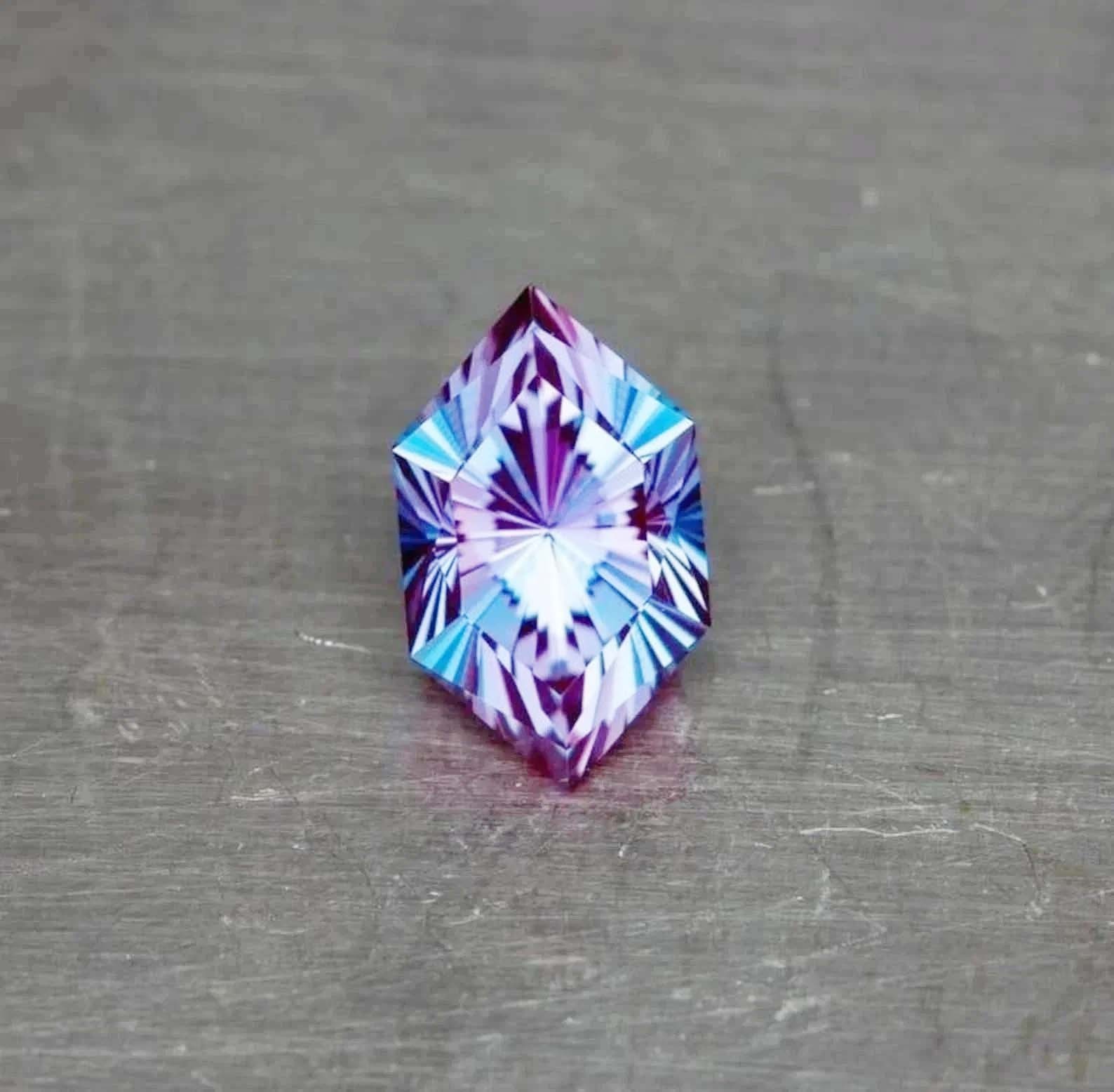 Certified 15 Ct+ Natural Alexandrite Color Change Fancy Cut Loose Gemstone