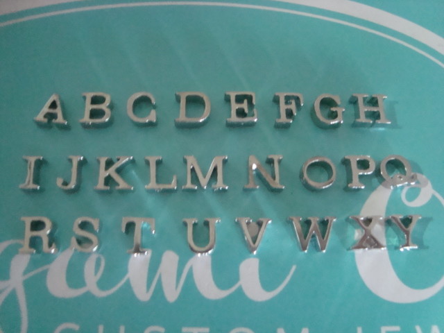 Authentic Origami Owl “Your Choice” Silver Letter & Number Charms “New” C 14