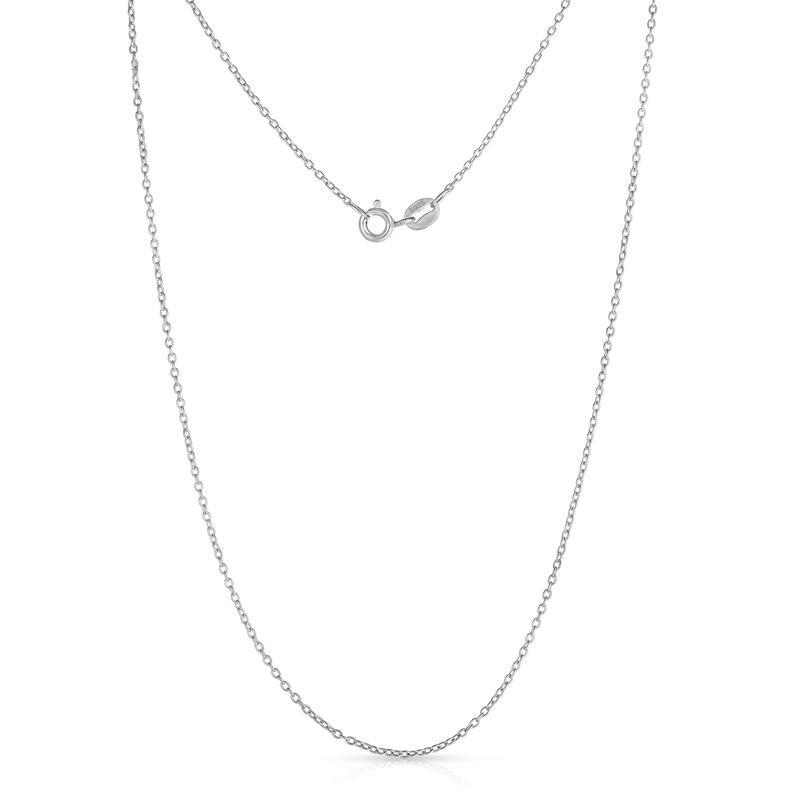 925 Solid Sterling Silver Initial Letter Alphabet Pendant Charm Necklace 16″ 18″
