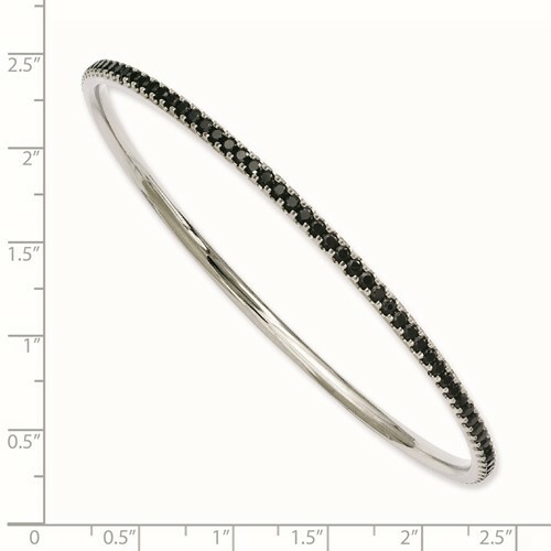 *BRAND NEW* Chisel Titanium Black CZ Bangle TBB149