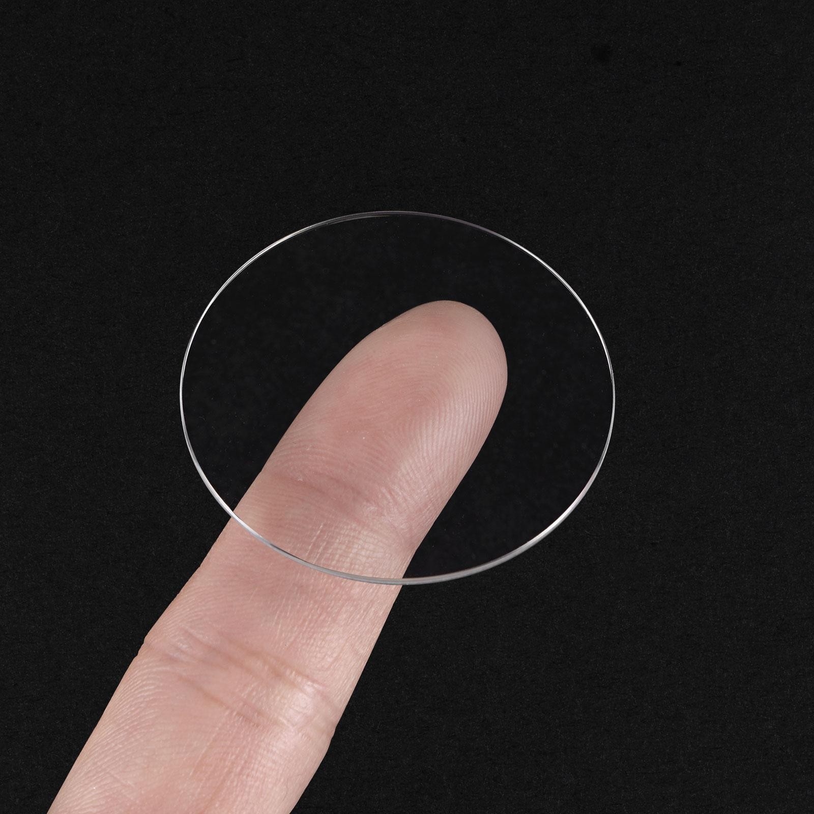 Watch Glass Sapphire Crystal Lens Single Dome 31.5mm Dia. 1.3mm Thickness Clear