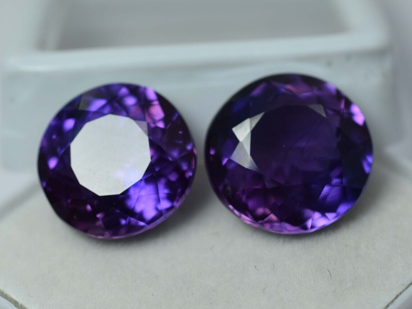 10 Ct Certified Loose Gemstone Extremely Rare Natural Purple Tanzanite Round Cut