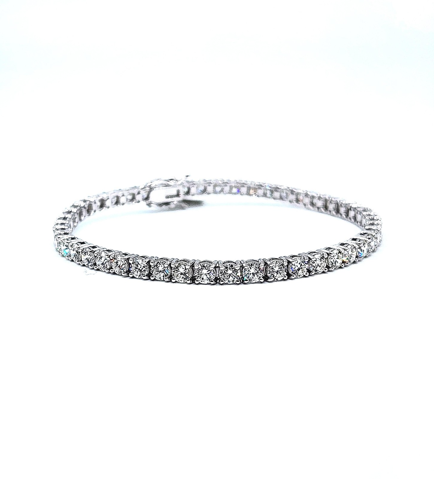 7.42 ct Diamond Tennis Bracelet