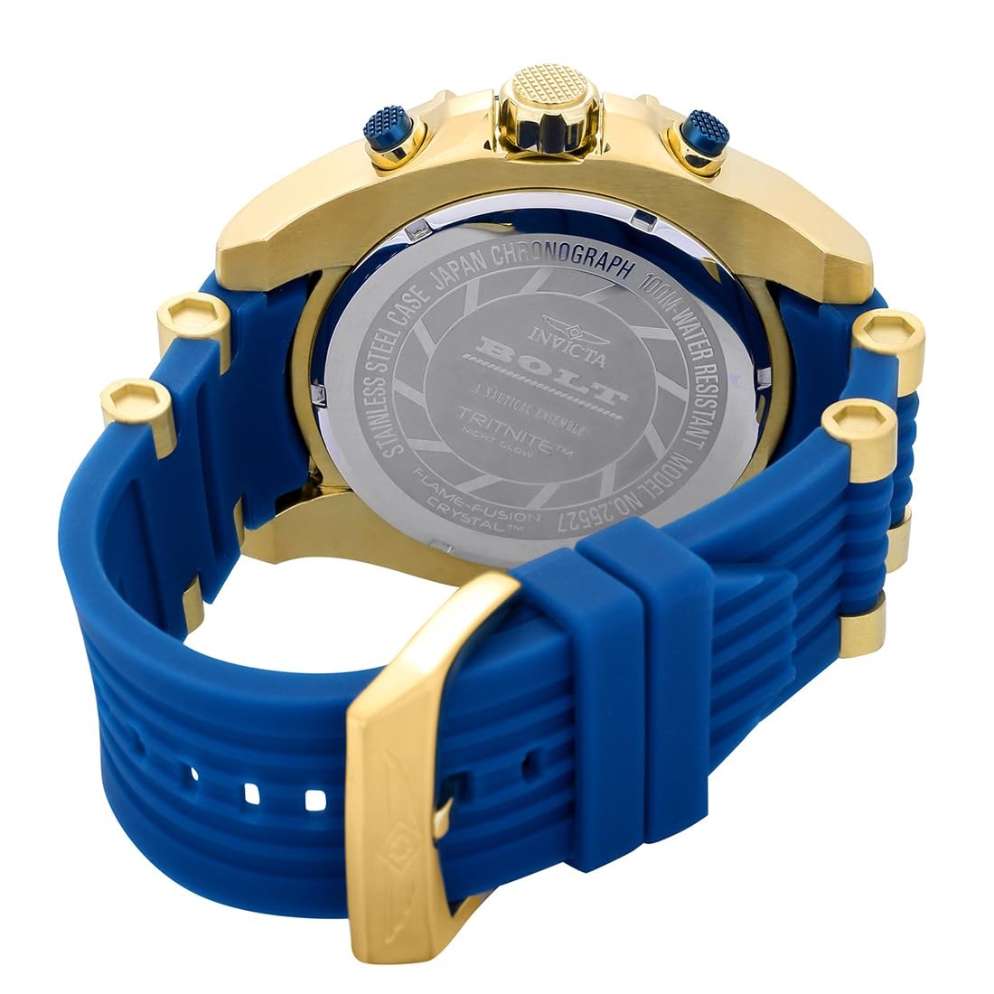 Invicta Men’s 25527 Bolt Analog Display Quartz Blue Watch