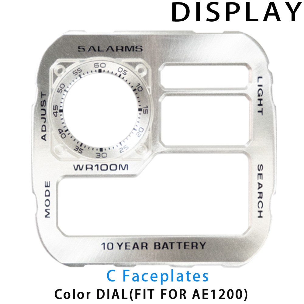 For Casio AE1200 Watch C Faceplate Royale ModSnowflake Texture Sunray WatchDial