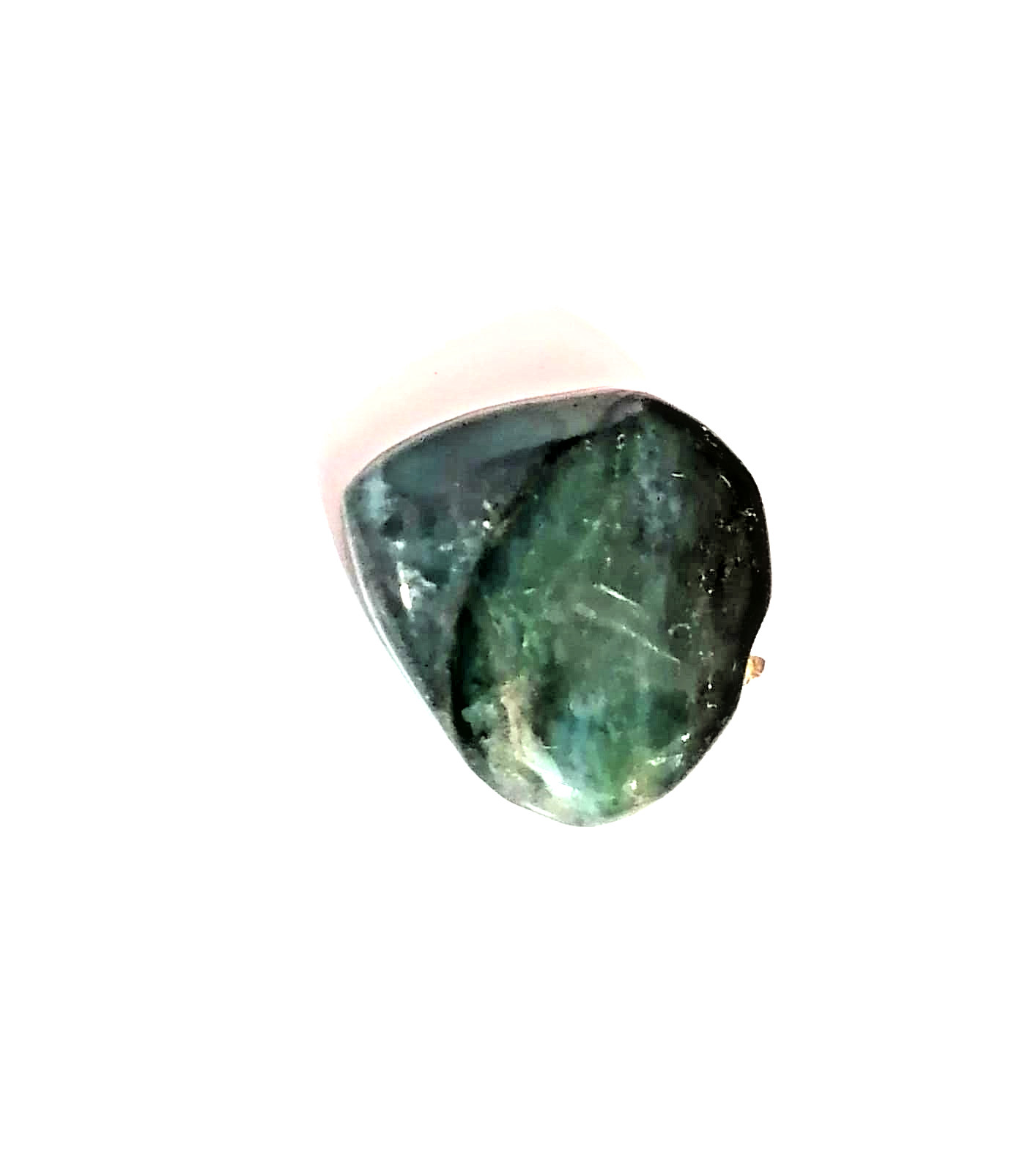 green gemstone pendant