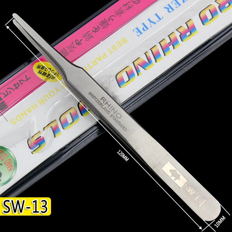 Titanium Alloy Precision Tweezers 0.15mm Fine Tip Phone PCB Repair Tool