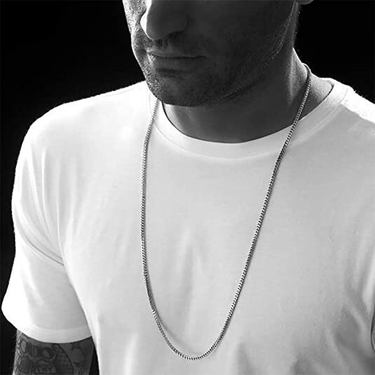 2mm Solid 925 Sterling Silver Franco Chain Necklace Sizes 16″-30″ Made In Italy