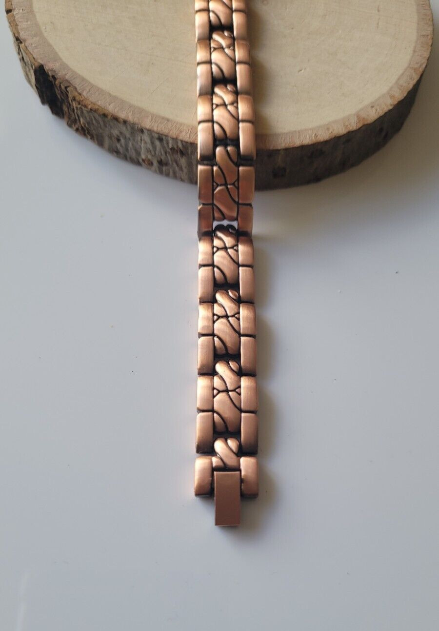 Copper Magnetic Link Bracelet Copper Arthritis Pain Therapy Bracelet Wall