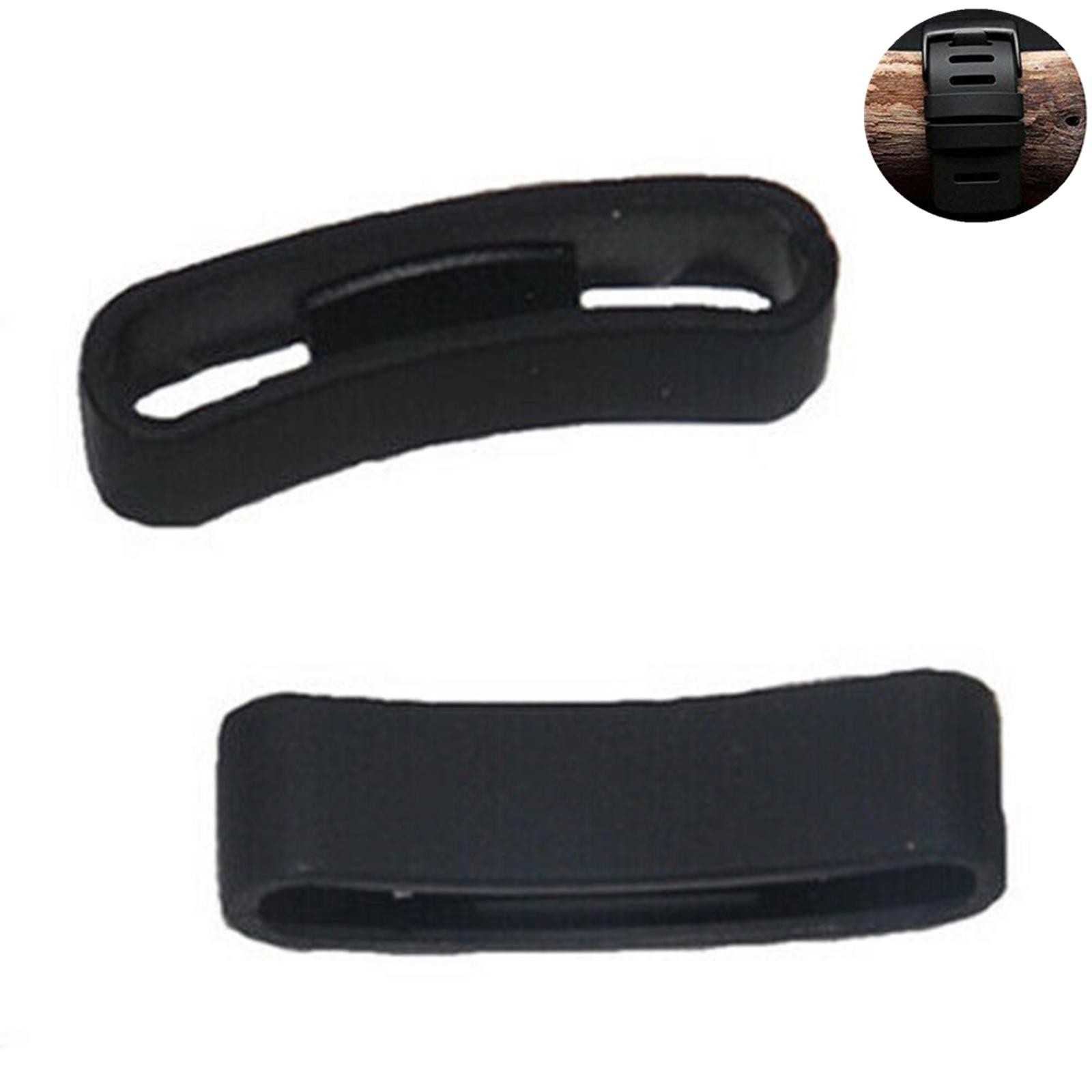 Lightweight Silicone Watch Wrist Hoop Band Locker Ring For Suunto Core & Ambit D