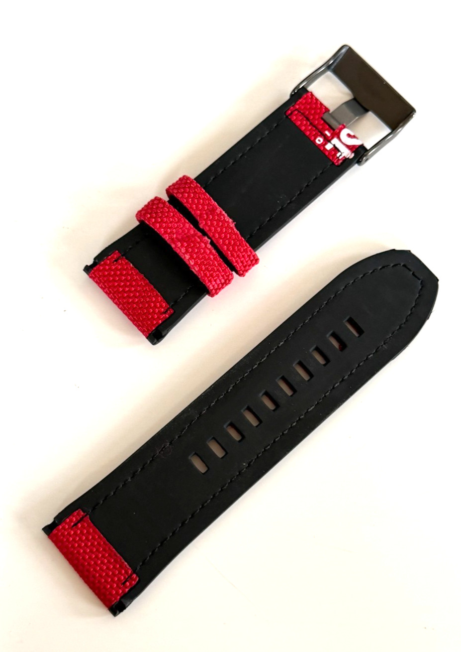 DIESEL DZ7423 Replacement Nylon Watch Band Strap Red 28 mm