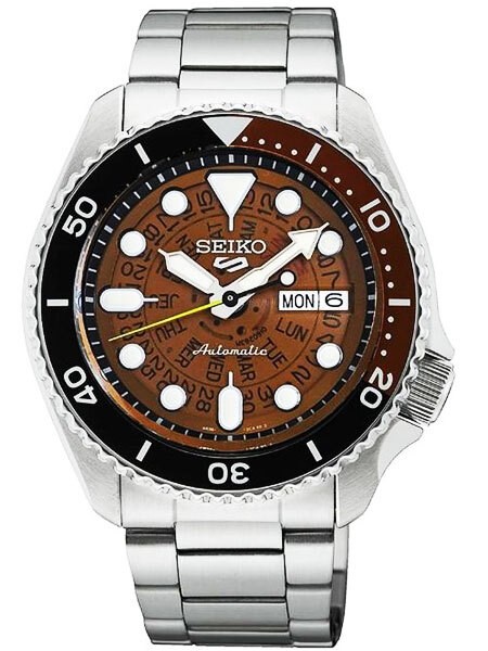 [b1Y] Seiko 5 Sports SRPJ47K1 Translucent Dial Automatic Watch [u1m]