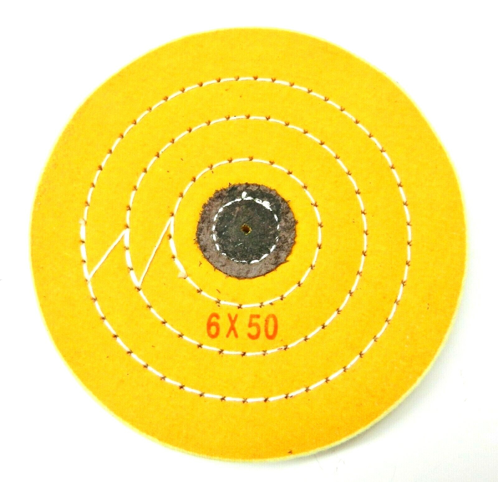 Jewelry Buff 6×50 Ply Muslin Jewelers Polishing Buffing Wheel 6” Yellow Treated