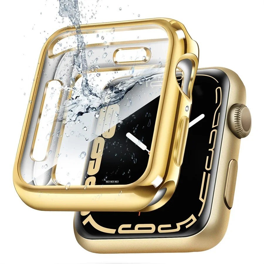 Case For Apple watch Series 7/8/9 45mm 41mm 44mm 40mm 42mm 38mm All-around TPU C
