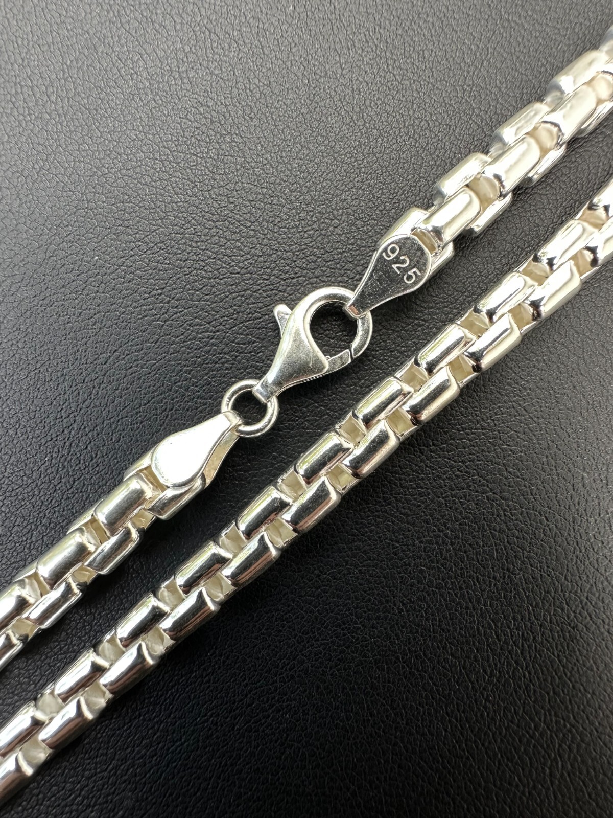 925 Sterling Silver 6mm Men’s Rounded Rolo Hermes Link Chain Necklace Bracelet