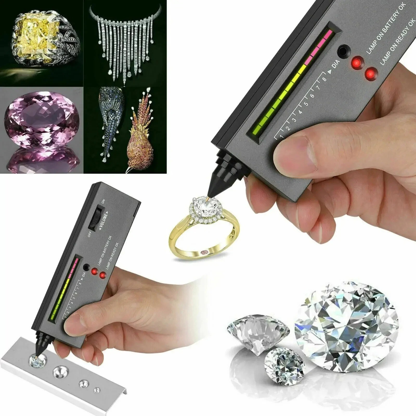 High Accuracy Gold Silver Test Kit Diamond Tester Precious Metal Testing Kit