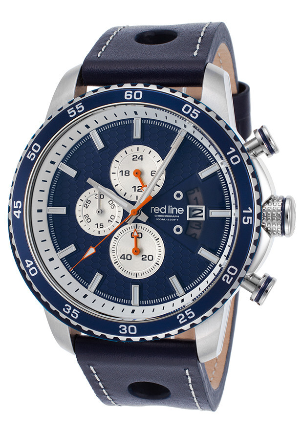 NEW Men’s ReD LINE Speed Rush Chronograph RL-304C-03-BLS BLUE Ret$595 NO BOX