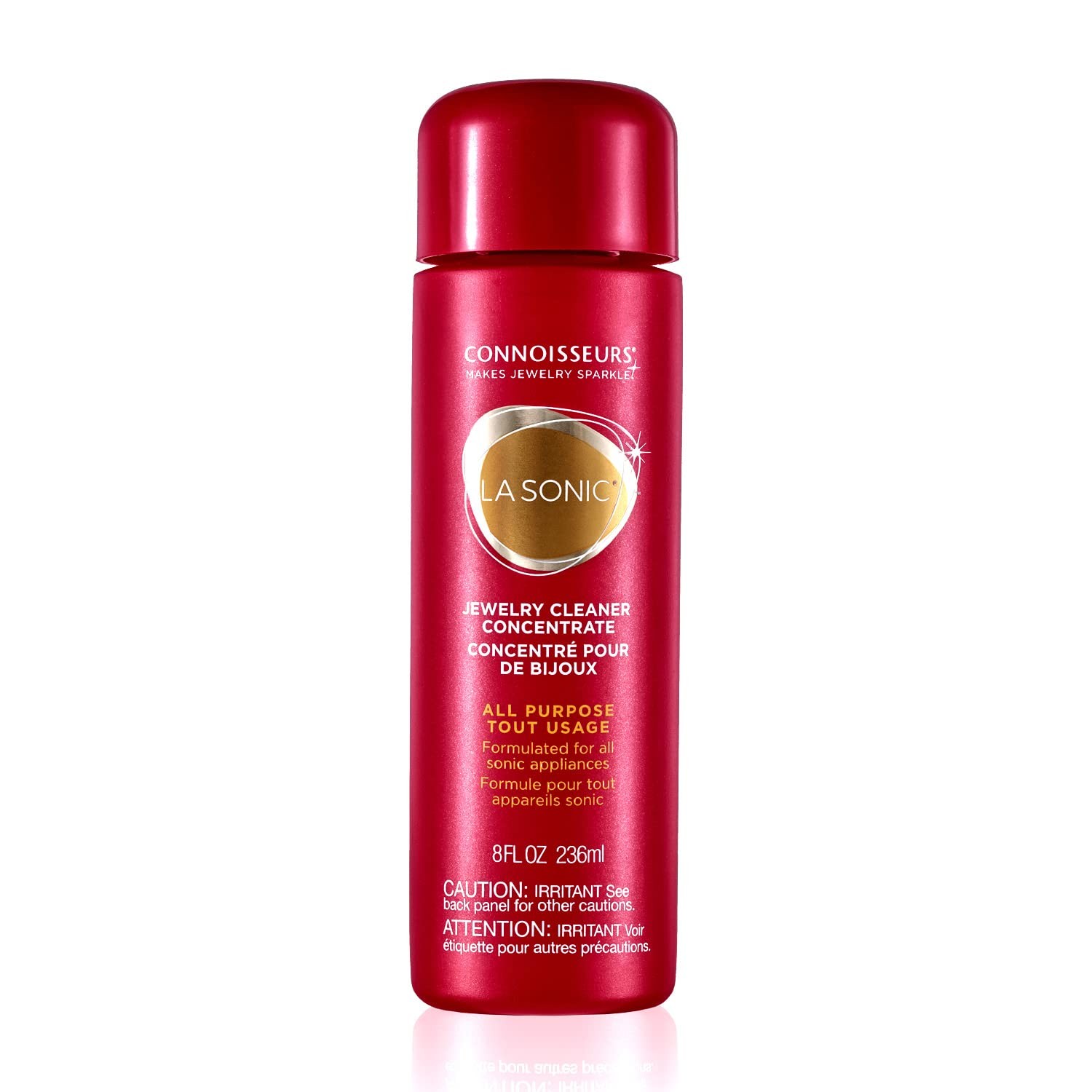 CONNOISSEURS LaSonic All-Purpose Jewelry Cleaner 8 Fl Oz (Pack of 1), clear