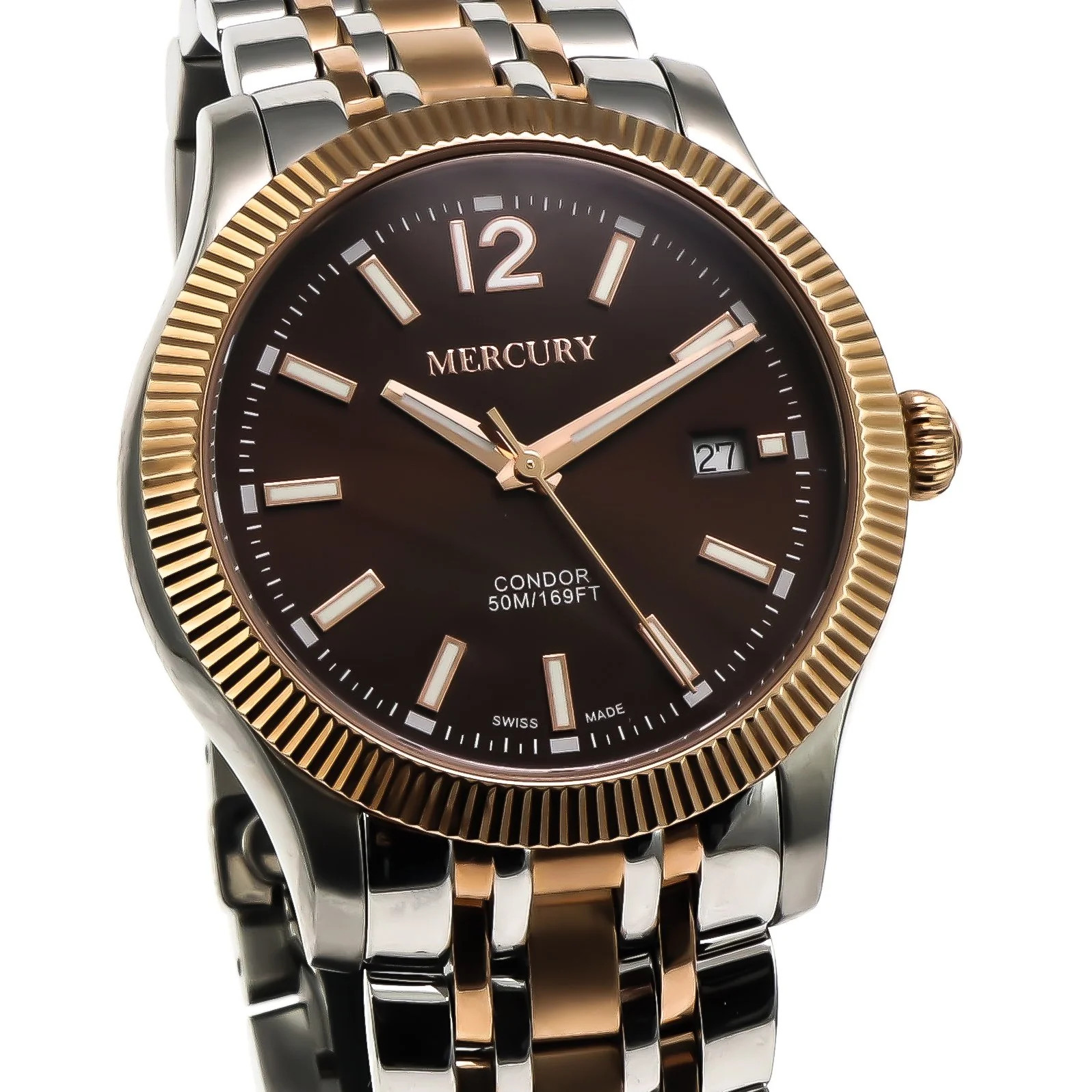 Mercury – Swiss Watch – ME455-SR-4 Quartz 45 mm ME455 50m (5 ATM, 169 ft)