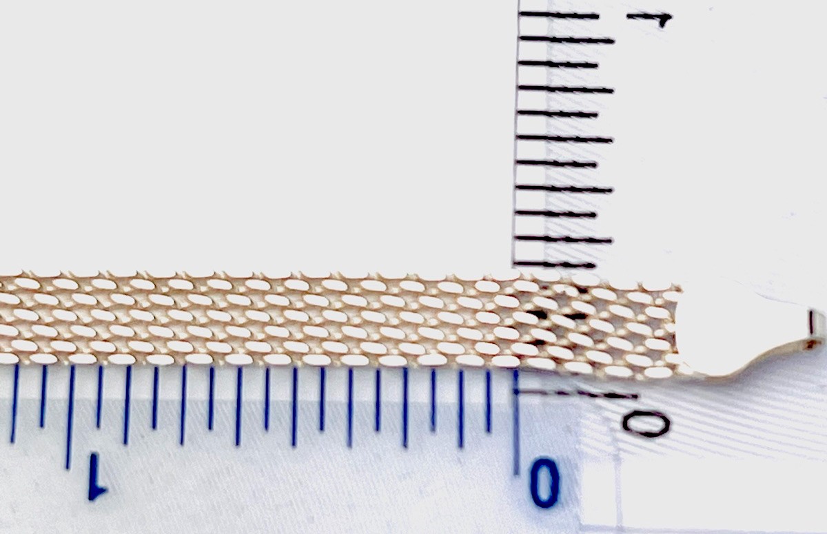 Sterling Silver 925 5.3 Gram Thick Mesh Bracelet 7 1/4”