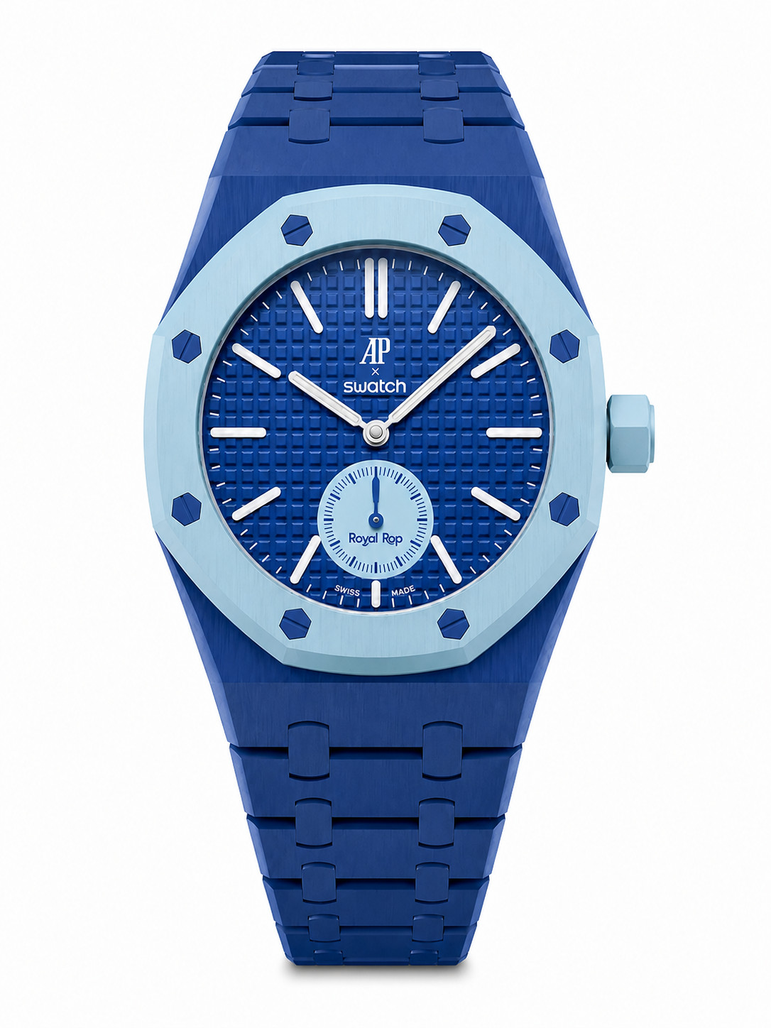 Ceramic Strap Wrist Band Bracelet Mod Kit For Swatch X AP Royal Pop