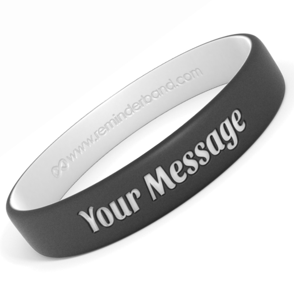 Custom Engraved Silicone Wristbands – Personalized Luxe Rubber Bracelets