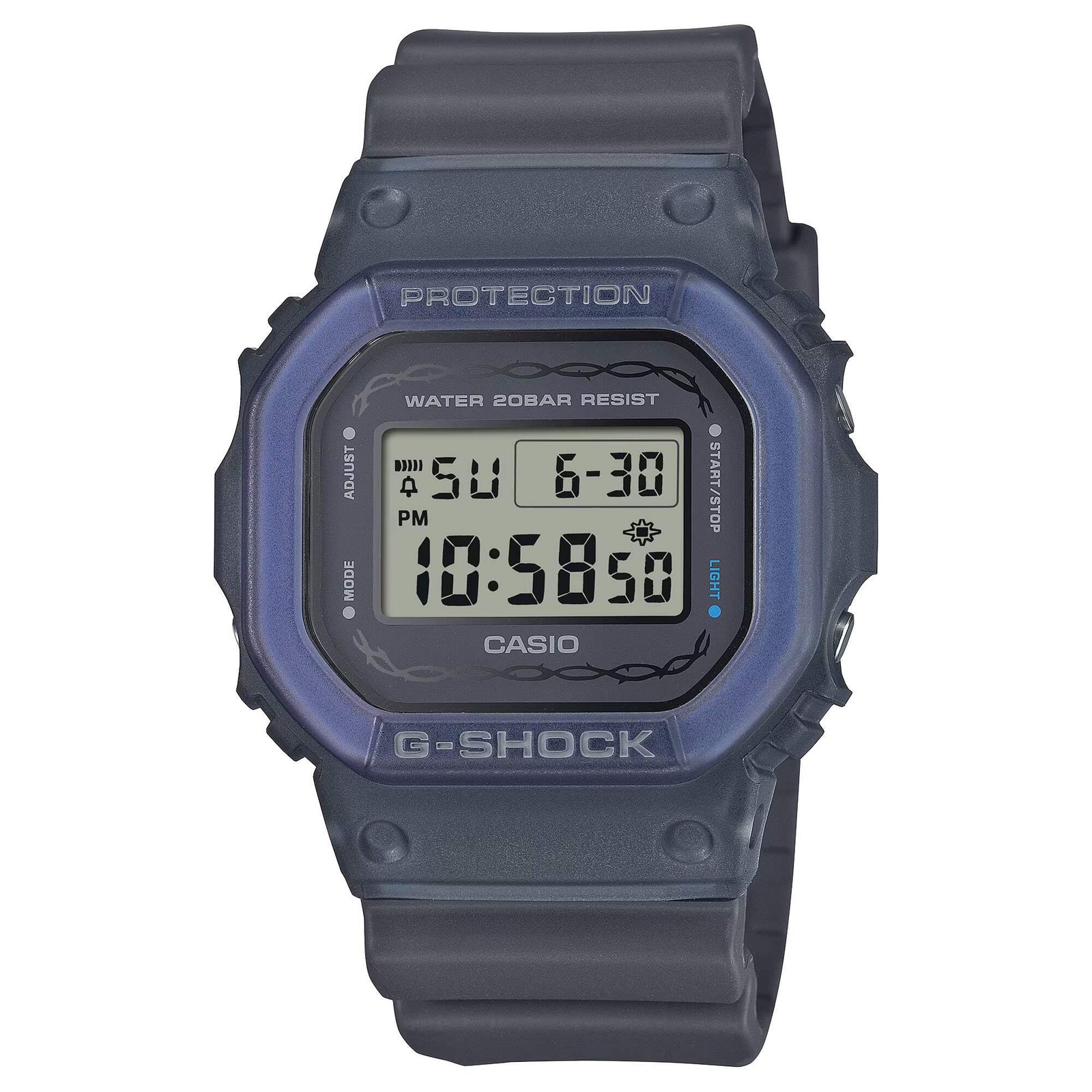 CASIO G-SHOCK DW-5600RS-8 ROSE SERIES GRAY DIGITAL WATCH