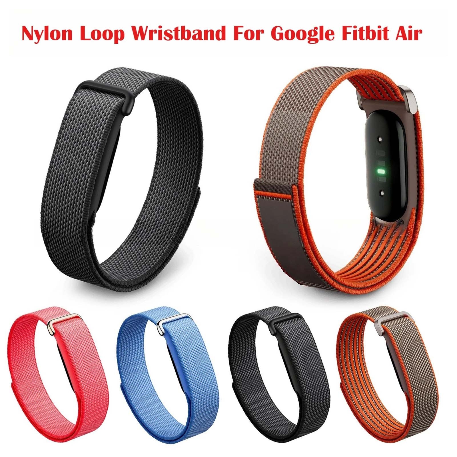 For Google Fitbit Air 2026 Nylon Adjustable Sports Loop Replacement Band Strap