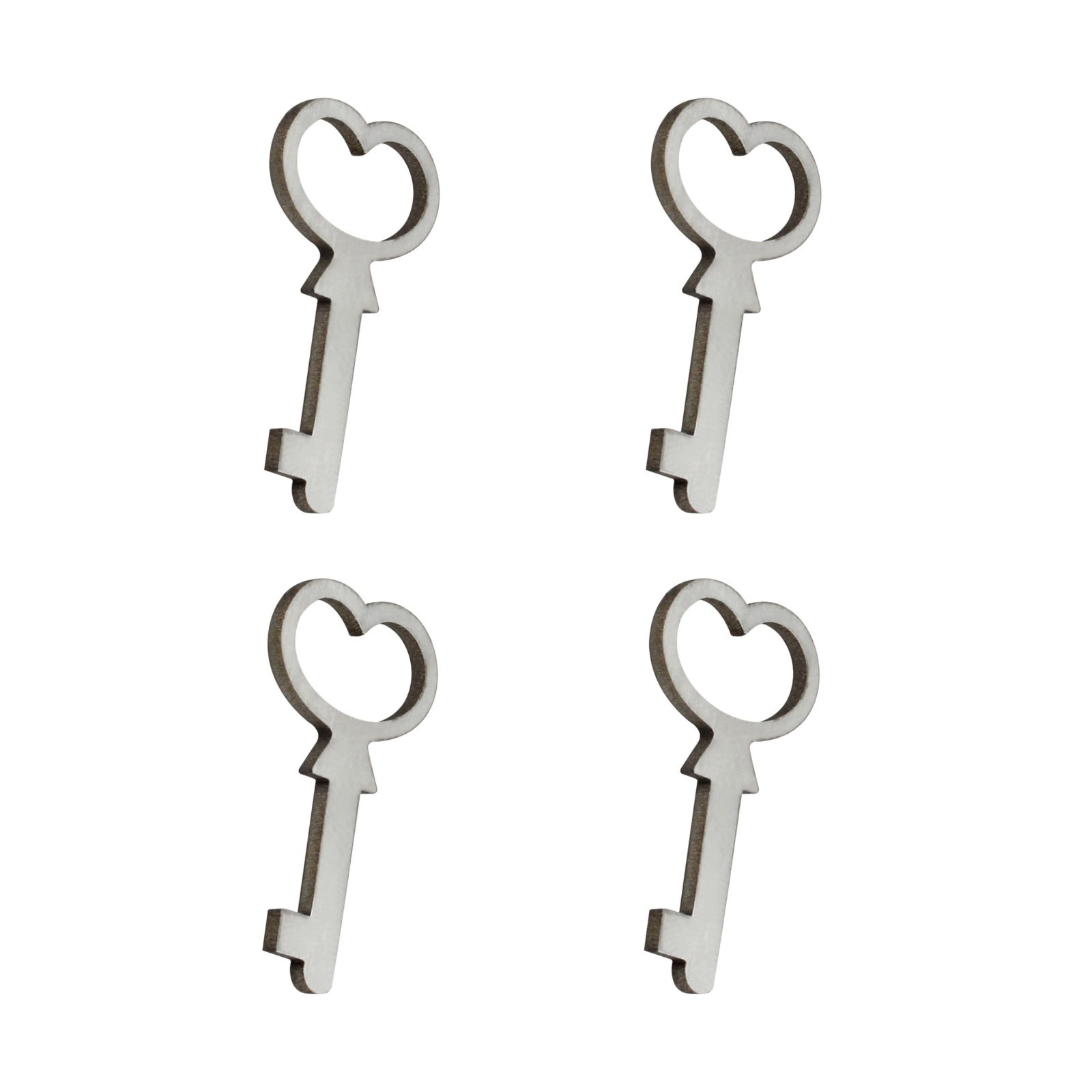 Cedar Box Replacement Key for Mini Keepsake Jewelry Lock Boxes – 4 Pcs Set