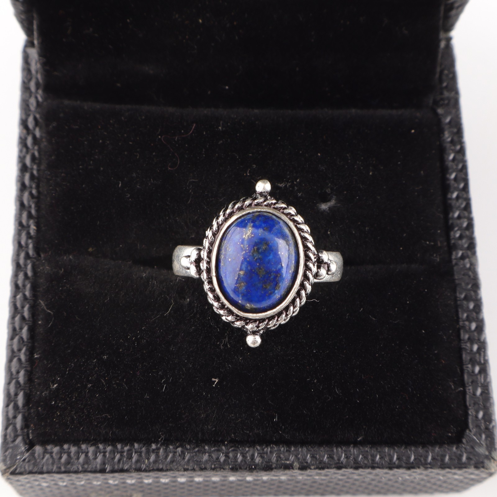 Lapis Lazuli Gemstone 925 Sterling Silver Handmade Jewelry Ring Gift For