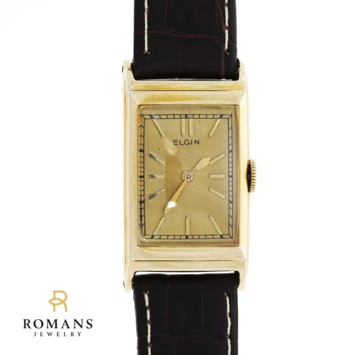 Elgin Wristwatch 7J C.1930 10K Yellow Gold Filled One Year Warranty Must See