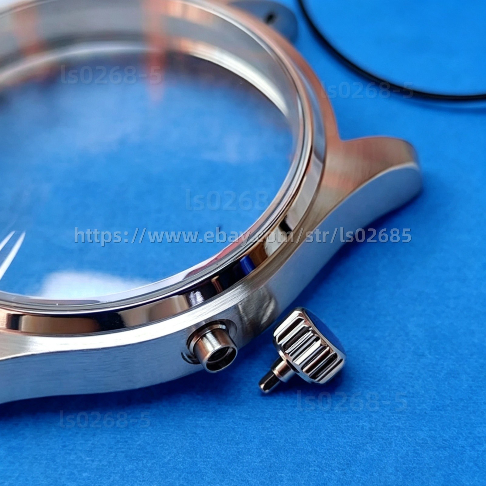 DIY Watch Part Kit for 2824 2892 Case+Dial+Hands+Leather Strap
