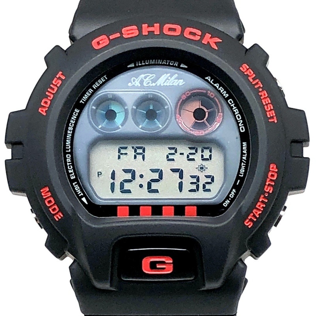 G-Shock DW 6900FS AC Milan European Champion Model Limited to 1000 Pieces Black