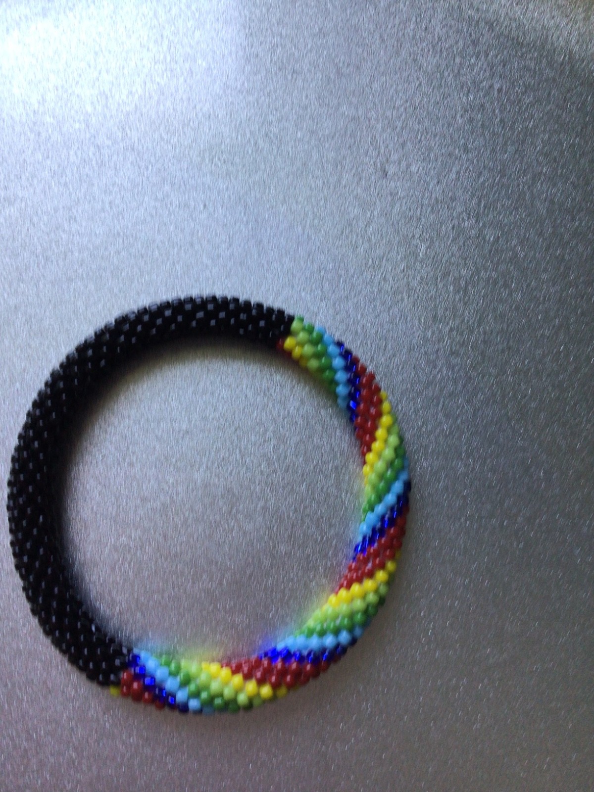 UNIQUE MULTICOLOR COMBINATION, 7″ ROLL ON SASHKA BRACELETS, 12 PCS