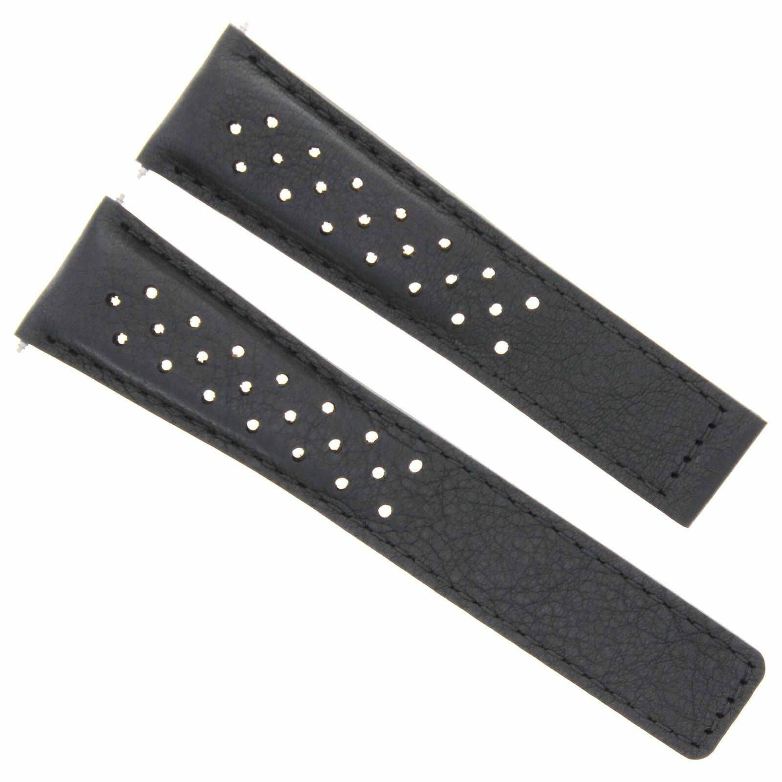 19MM-22MM PERFORATED LEATHER WATCH BAND STRAP FOR TAG HEUER CARRERA CALIBRE