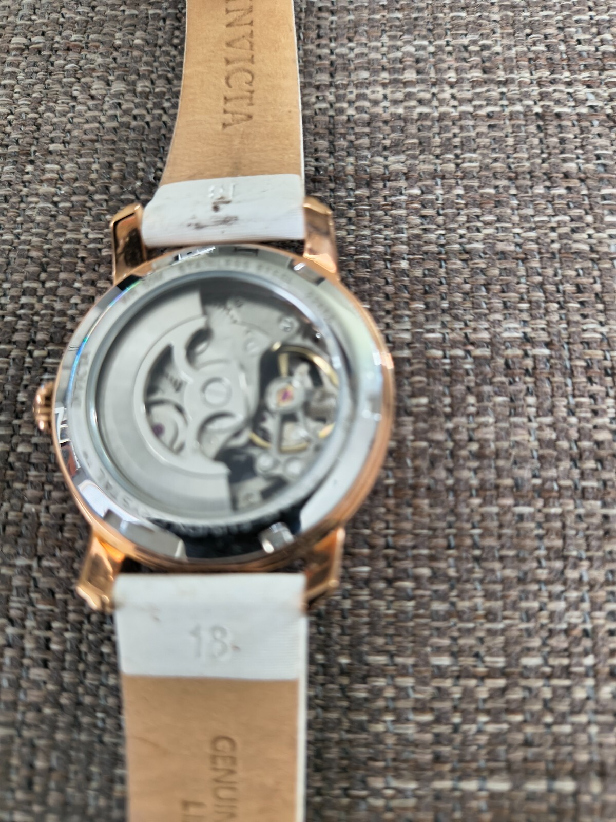 Invicta Women’s Signature 7475 White Leather Watch