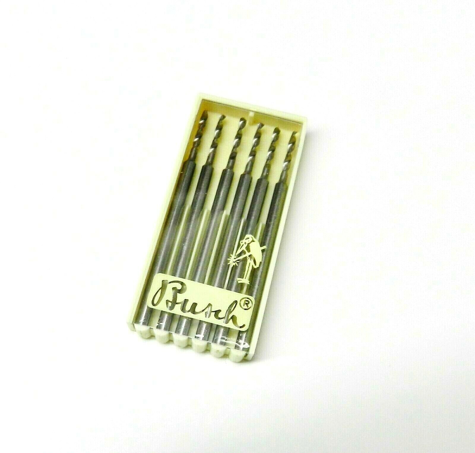 Busch Jewelry Bur Fig 77 Jewelers Twist Drill Bur Size 011 – 1.10mm Pack of 6