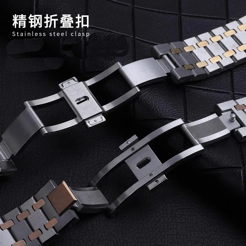 New 21-26mm Watch Band Strap for Ap Royal Oak 15400 | Stainless Steel Bracelet