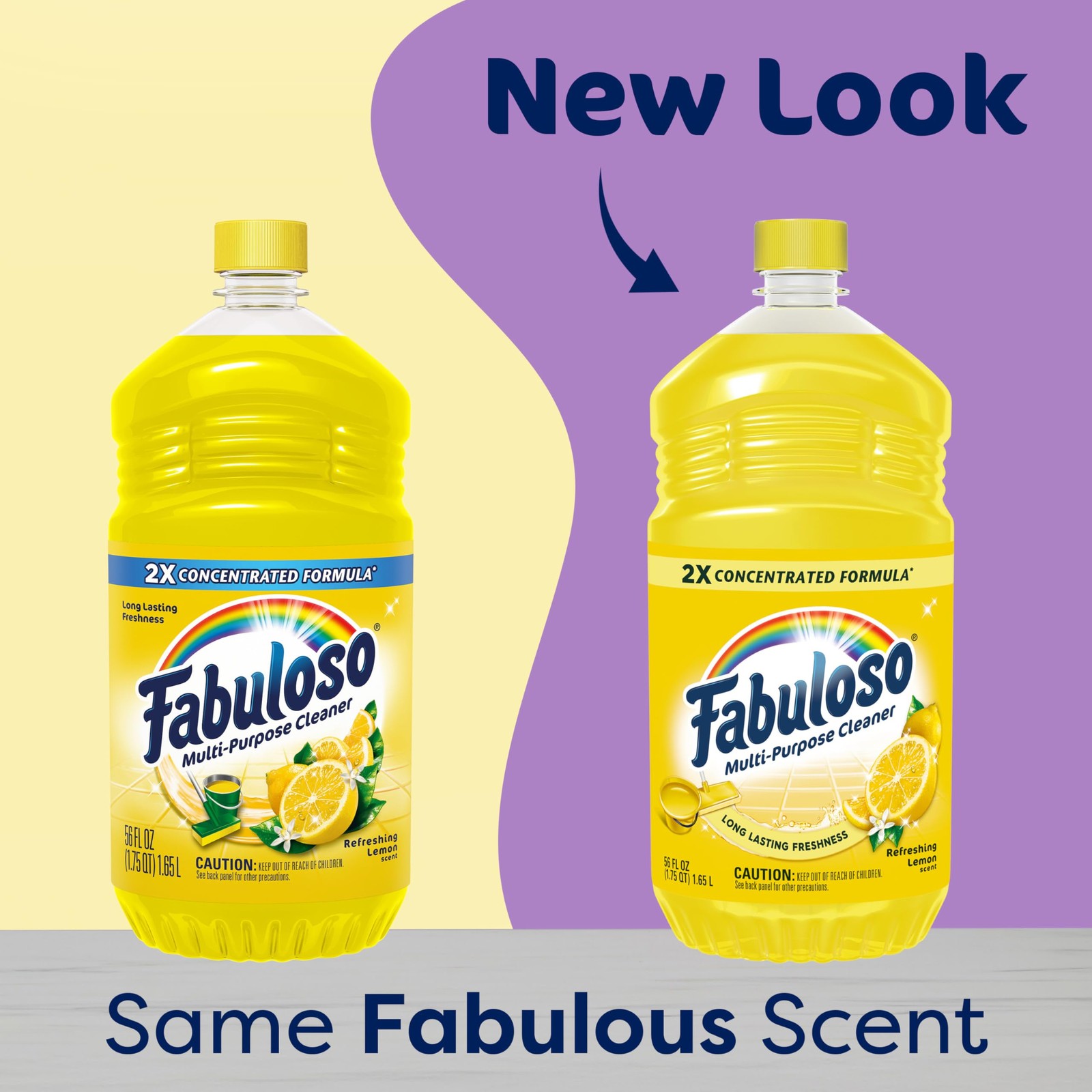 Fabuloso Multi-Purpose Cleaner, 2X Concentrated Formula, 56 Fl Oz (Pack of 1)