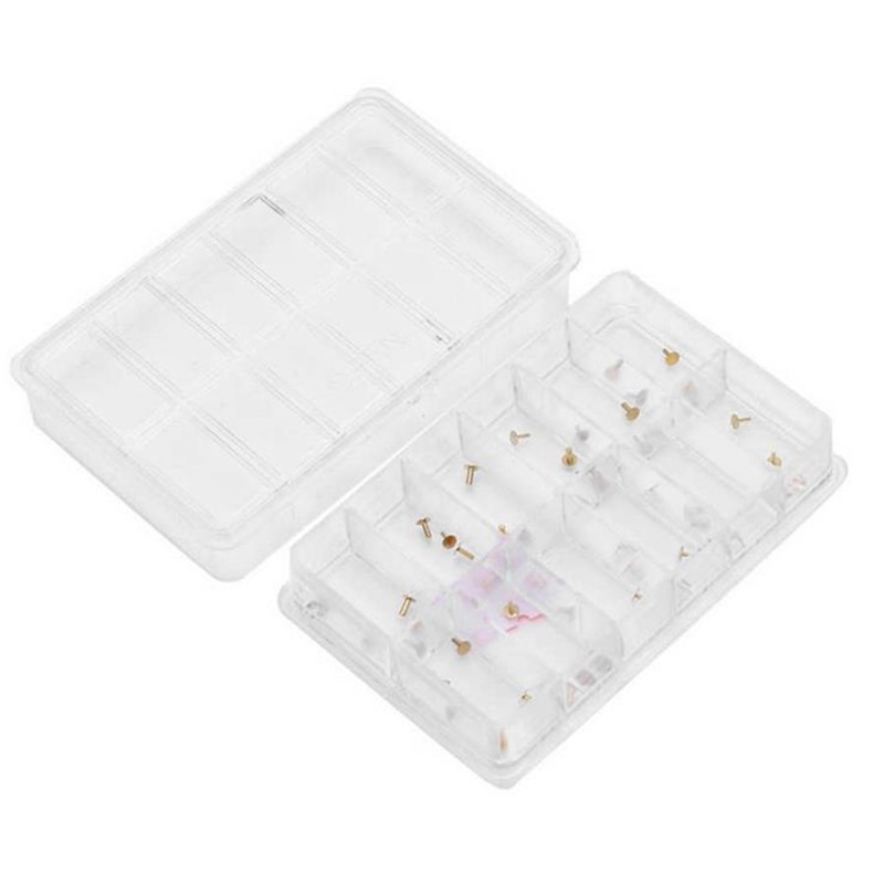 60Pack 12-Size 2.5mm Assorted Watch Dial Feet Set Movement Welding Tool No. 4052