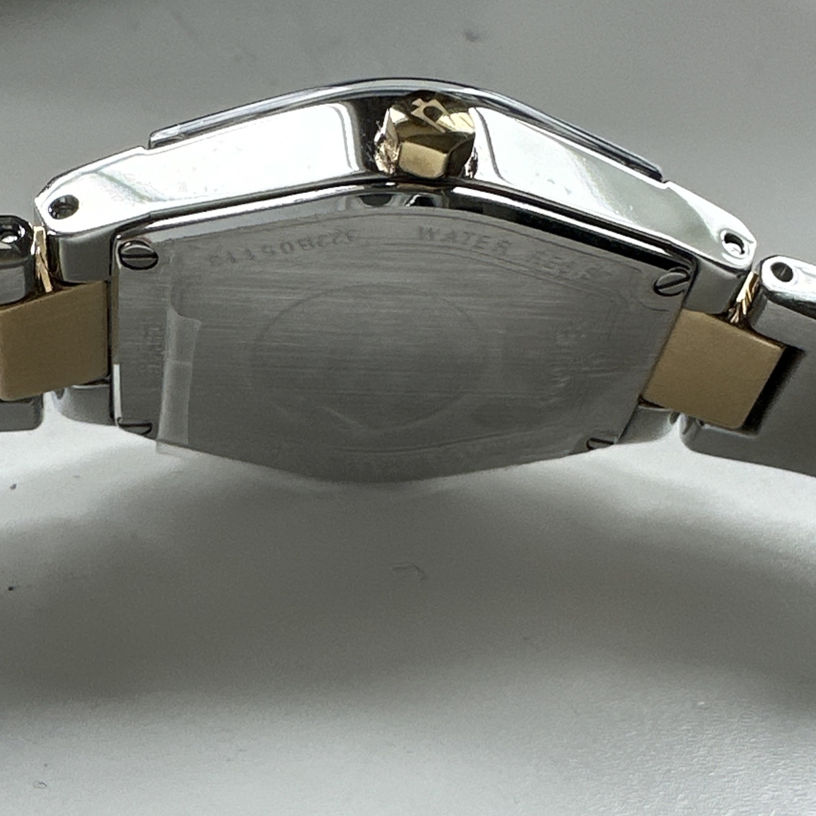 Bulova Gemini Diamonds Quartz Blue Dial Steel Ladies Bangle Watch 98P218