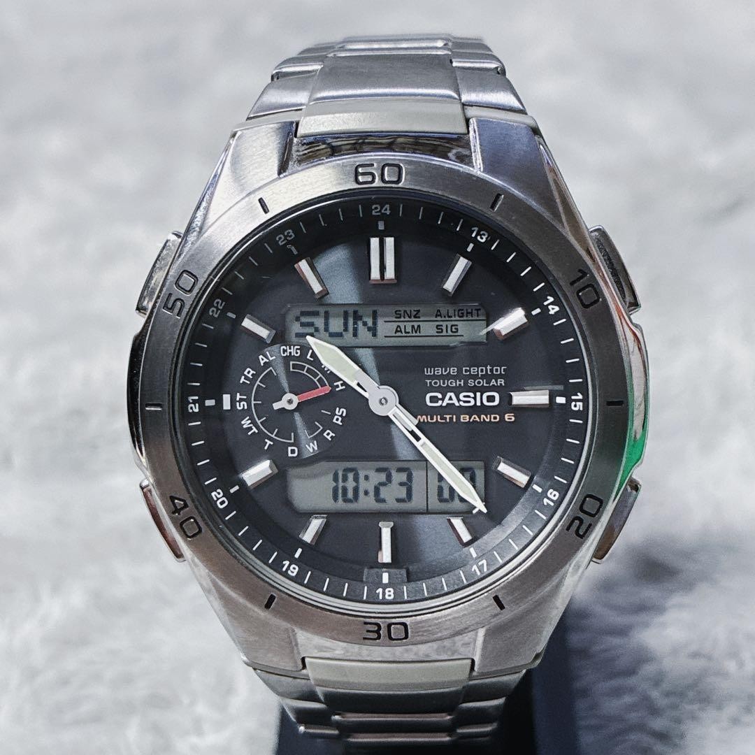 Casio Wave Ceptor WVA-M650TD-1AJF Titanium Solar Radio Men’s Watch New JDM