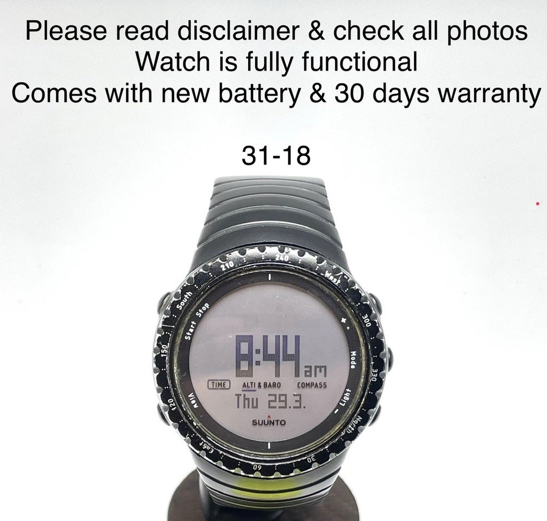 Suunto Core SS014809000 outdoor watch – Regular Black